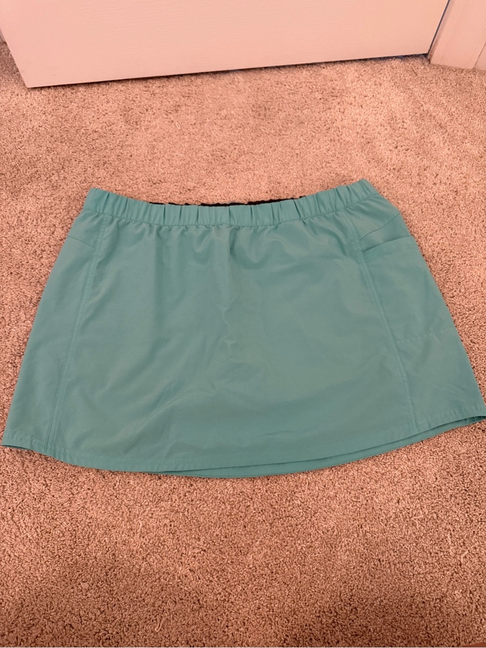 Patagonia Teal Athletic Mini Skirt